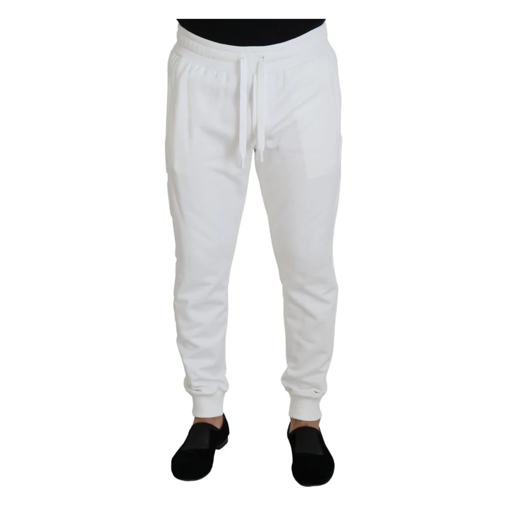 Dolce & Gabbana Men's White Sweatpants Small