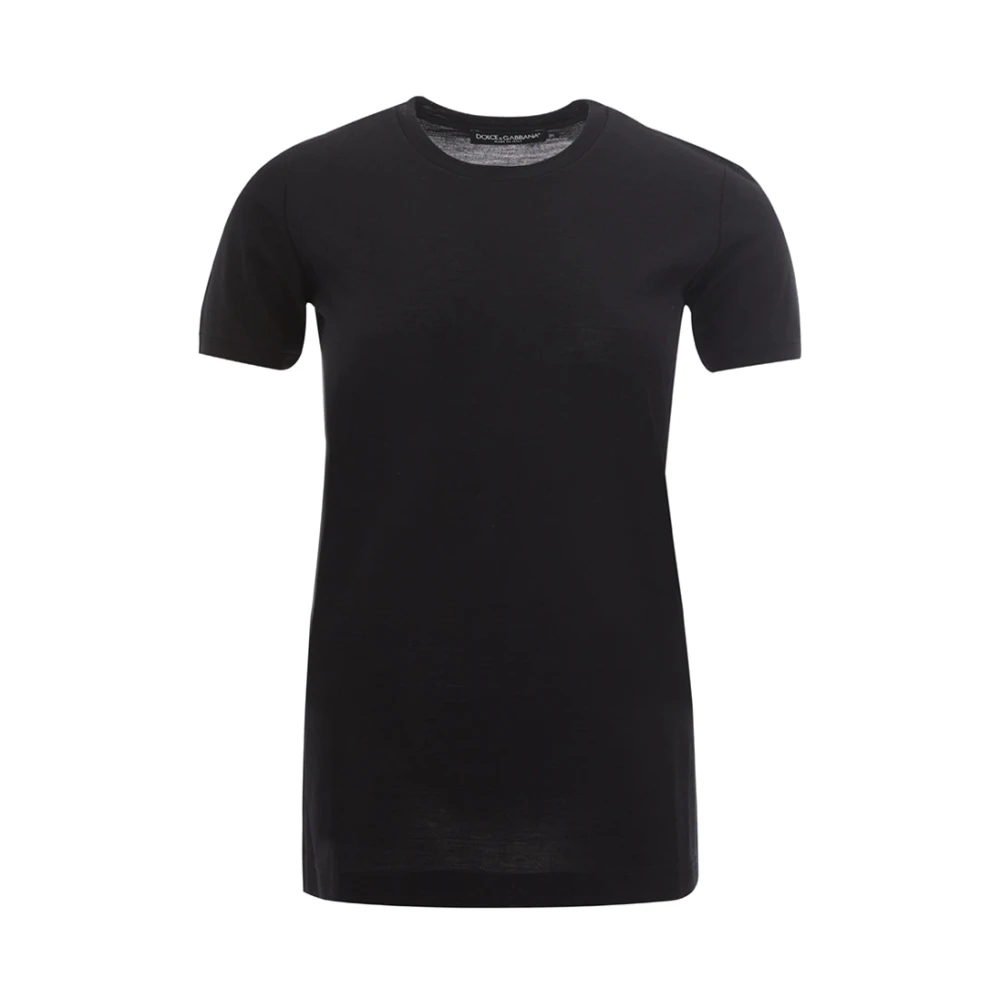 Dolce & Gabbana Women's Black T-Shirts Medium