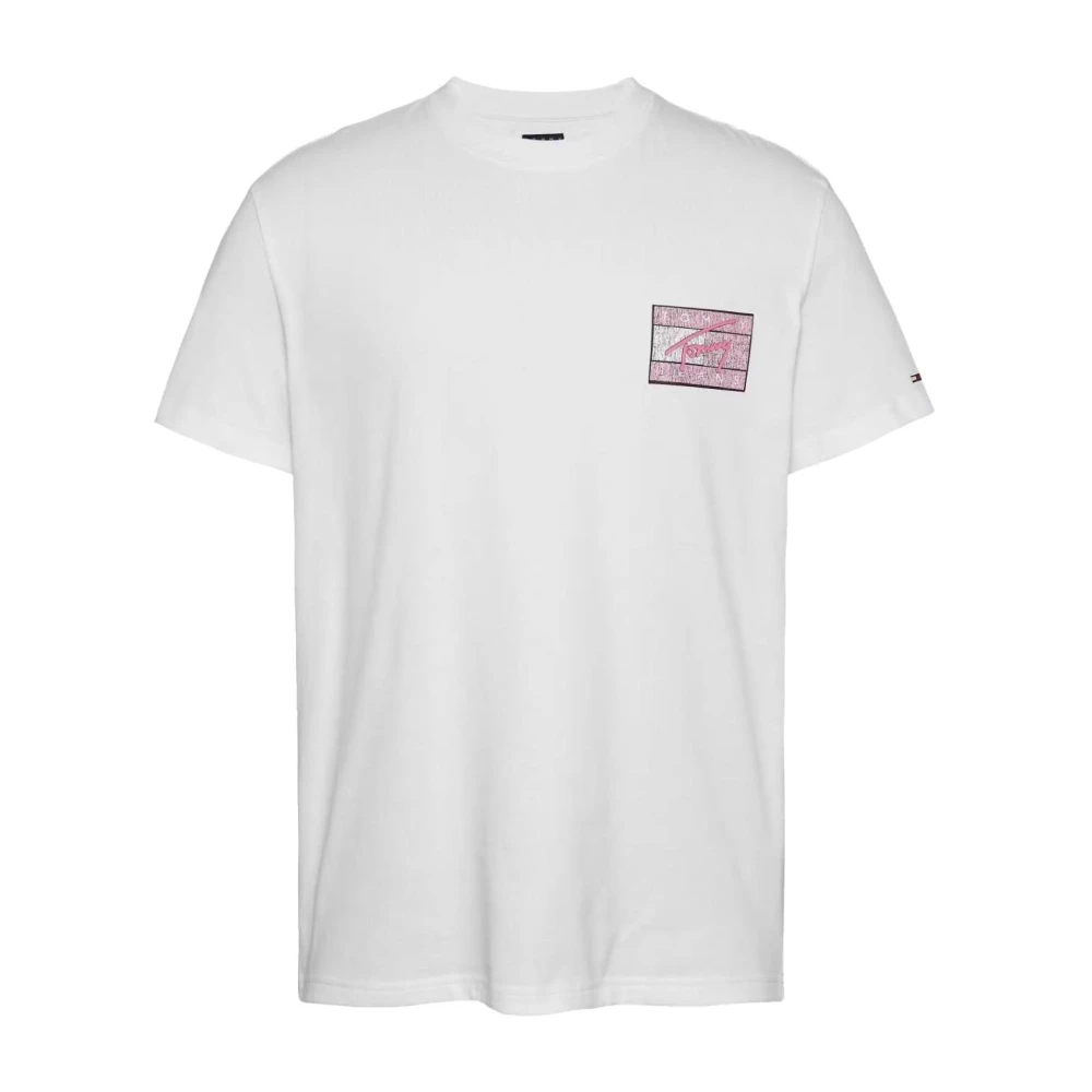 Tommy Hilfiger Men's White T-Shirts Large