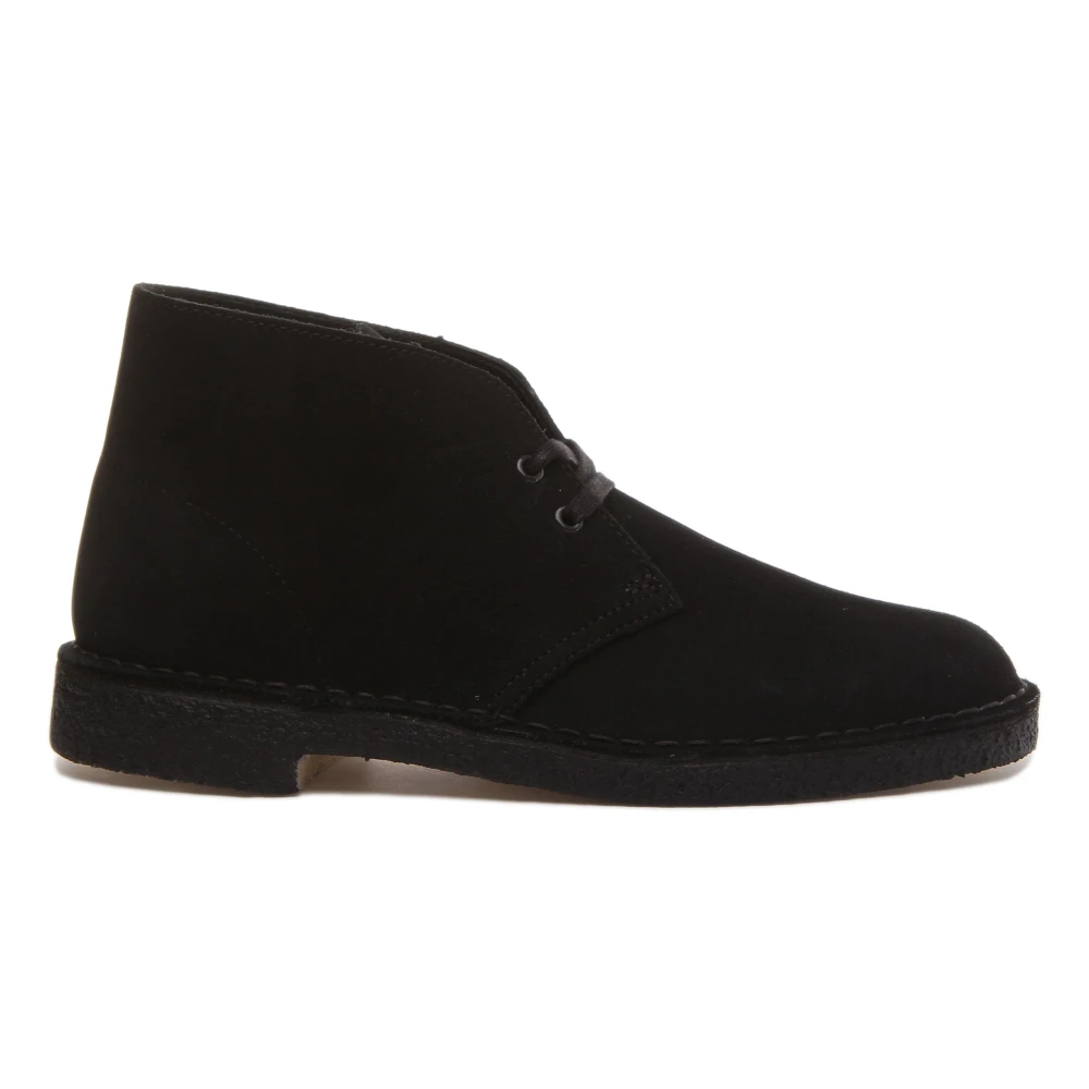 Clarks Men's Black Lace-Up Boots Size 10
