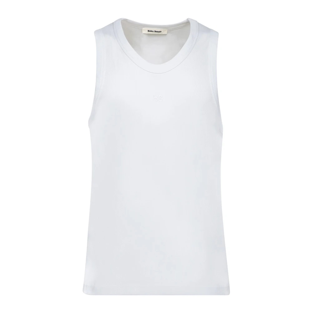 Wales Bonner Men's White Sleeveless Tops Large