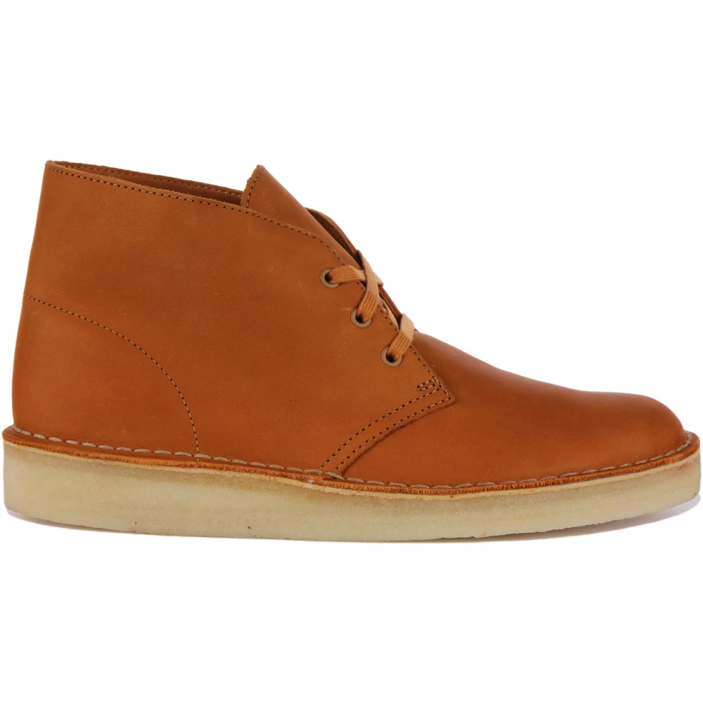 Clarks Men's Brown Lace-Up Boots Size 10 Uk