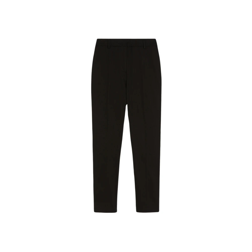 Max Mara Women's Black Cropped Trousers Medium