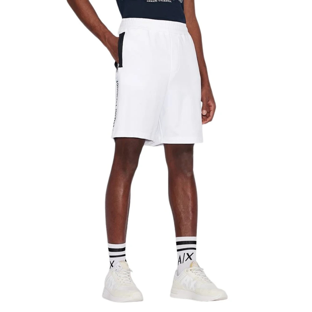 Armani Exchange Men's White Casual Shorts Large