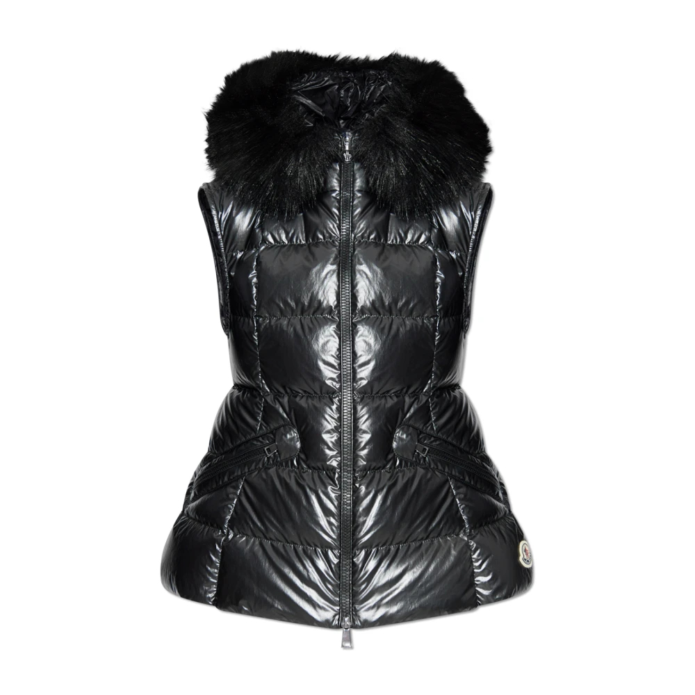 Moncler Women's Gray Vests Large