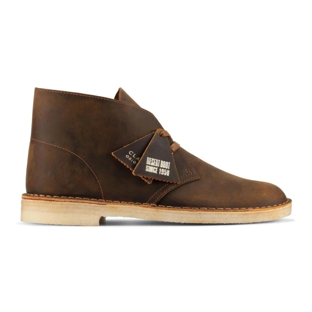 Clarks Men's Brown Lace-Up Boots Size 10 Uk