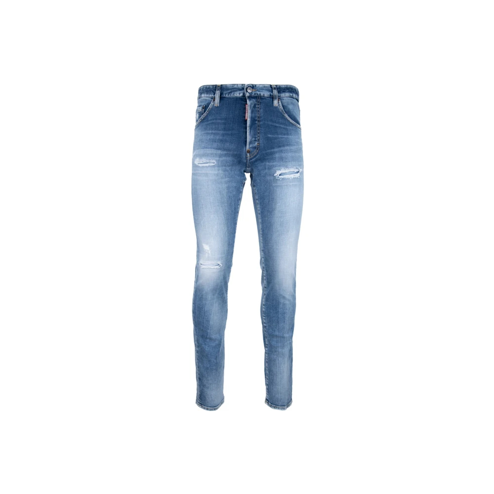 Dsquared2 Men's Blue Slim-Fit Jeans Medium