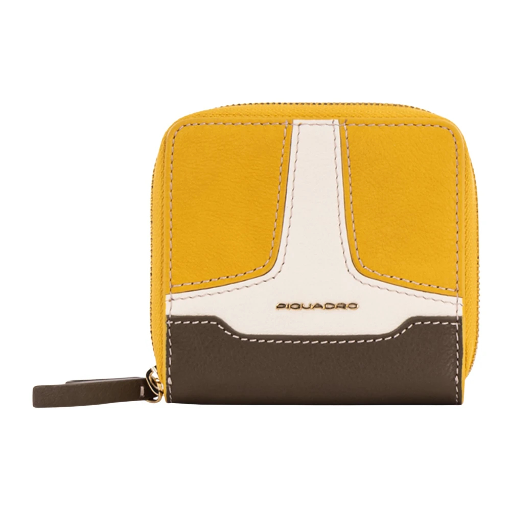 Piquadro Women's Yellow Wallets & Cardholders