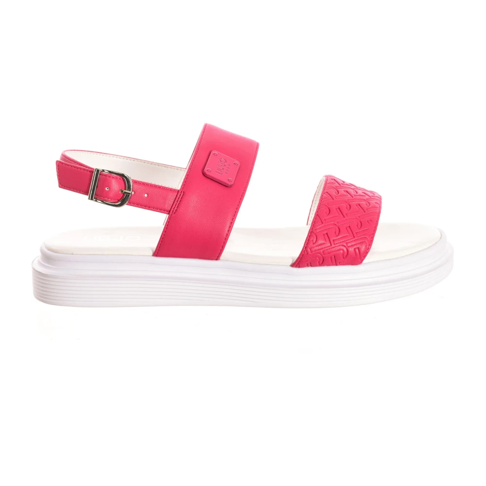 Liu Jo Women's Pink Flat Sandals Size 6 Uk