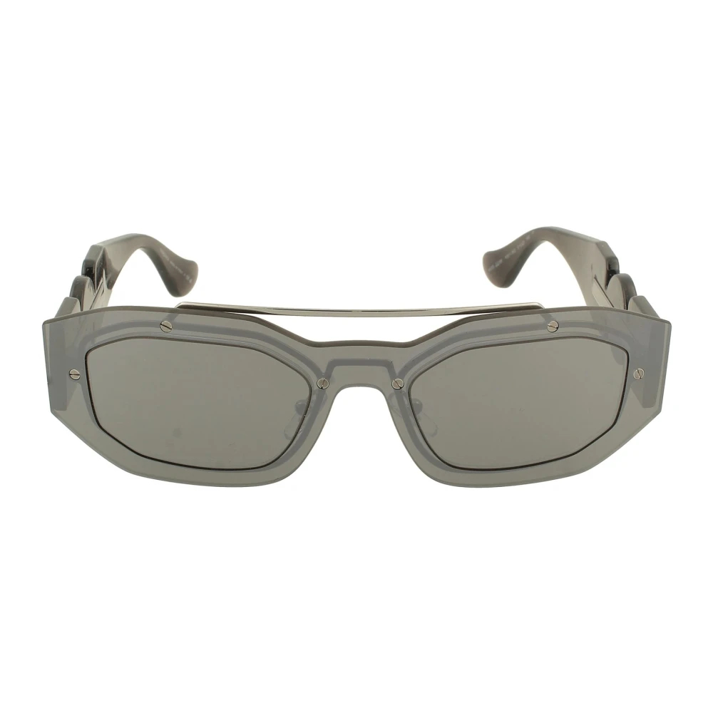 Versace Men's Gray Sunglasses Medium
