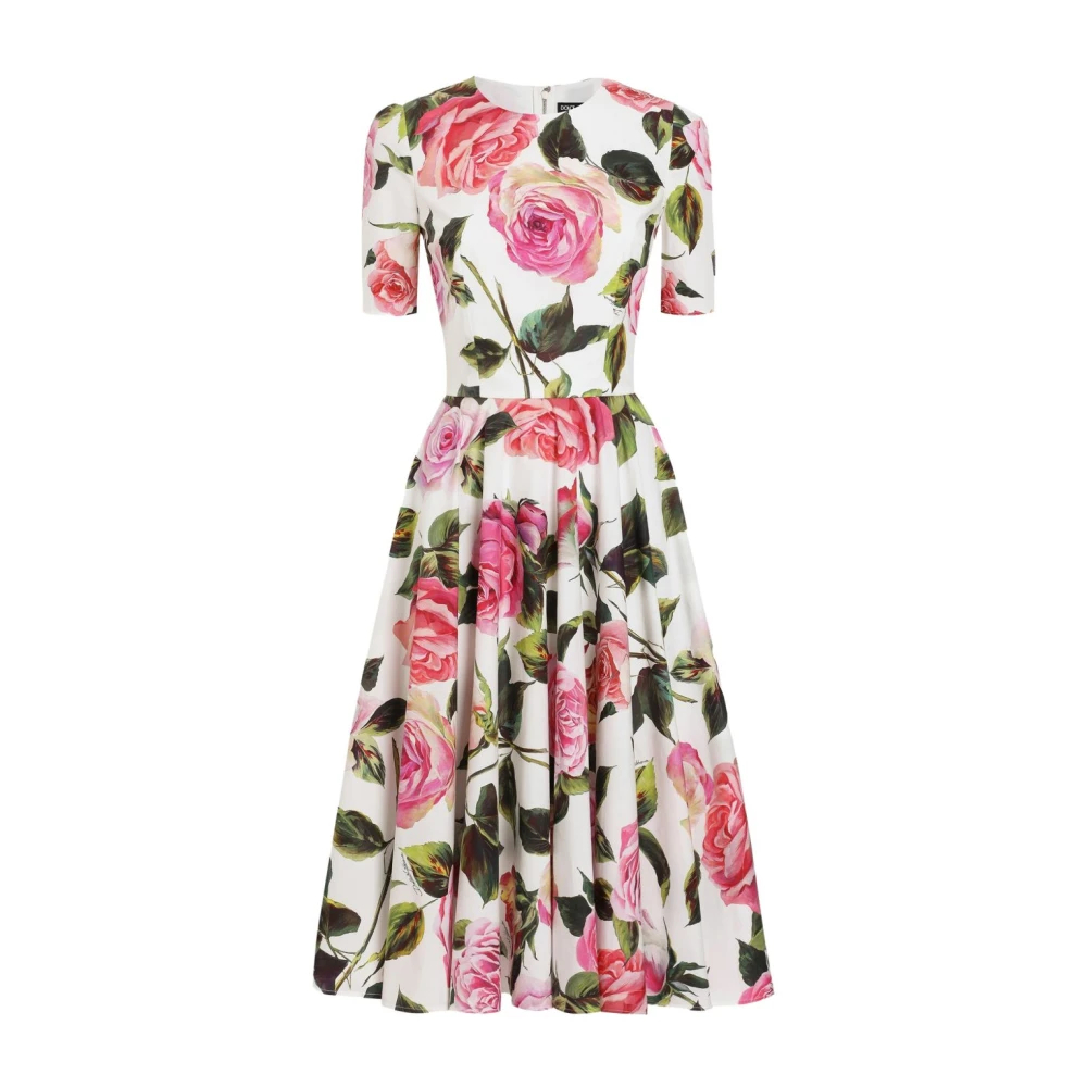 Dolce & Gabbana Women's Multicolor Midi Dresses Extra Small
