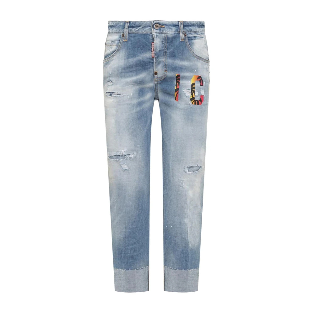 Dsquared2 Women's Blue Straight Jeans 2XS