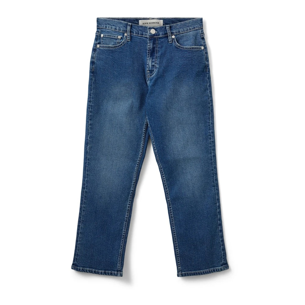 Sofie Schnoor Women's Blue Straight Jeans Extra Large