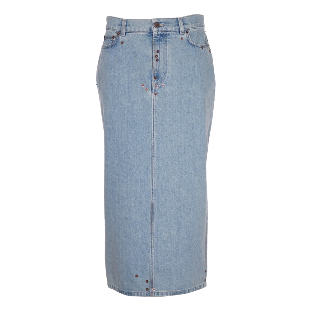 Moschino Women's Blue Denim Skirts Small