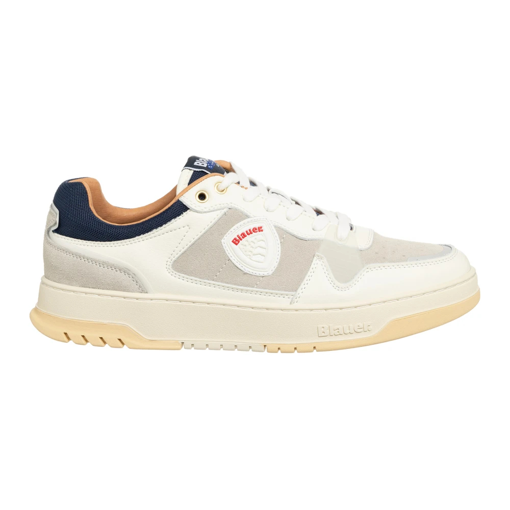 Blauer Men's White Sneakers Size 9 Uk