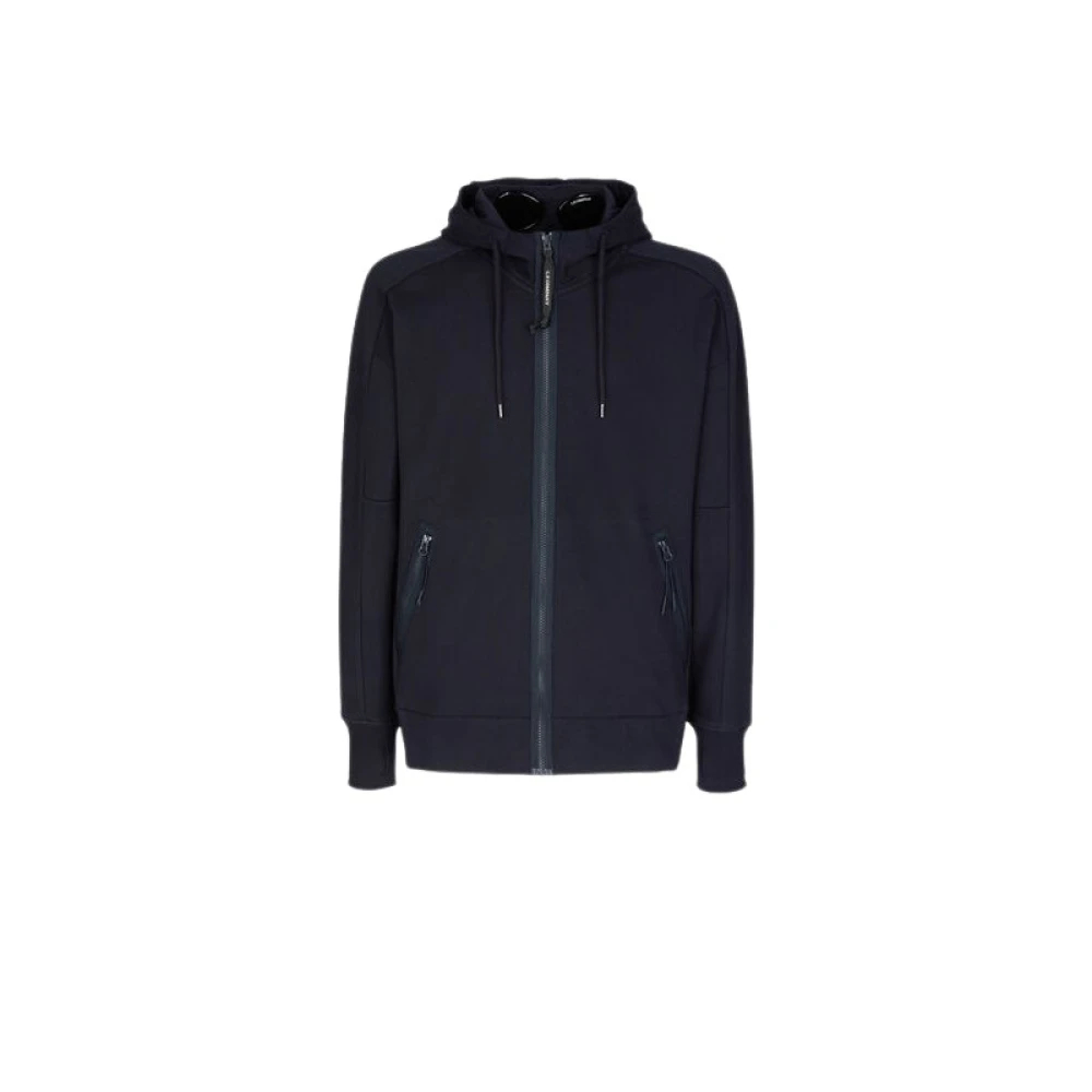 C.p. Company Men's Blue Zip-Throughs 2XL