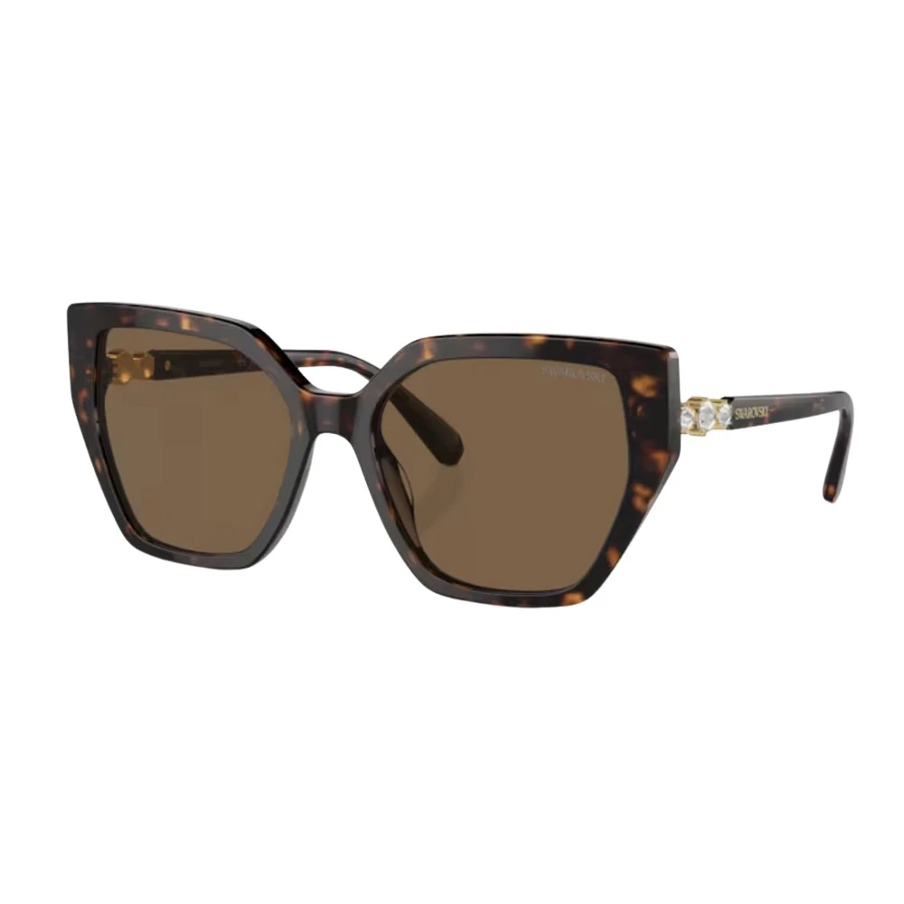 Swarovski Women's Brown Sunglasses Medium