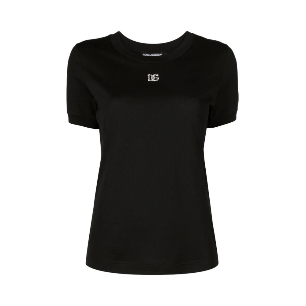 Dolce & Gabbana Women's Black T-Shirts Medium