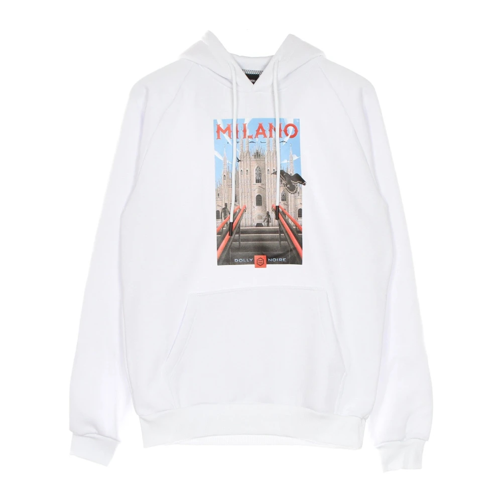 Dolly Noire Men's White Hoodies Extra Large