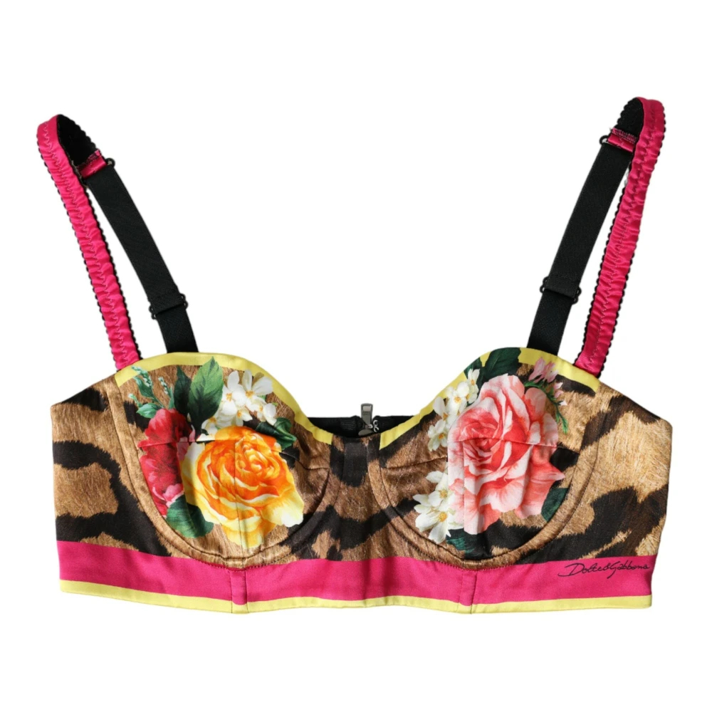 Dolce & Gabbana Women's Multicolor Sleeveless Tops Extra Small
