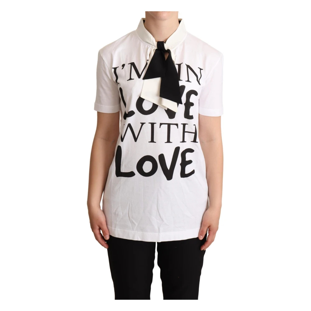 Dolce & Gabbana Women's White T-Shirts 3XS