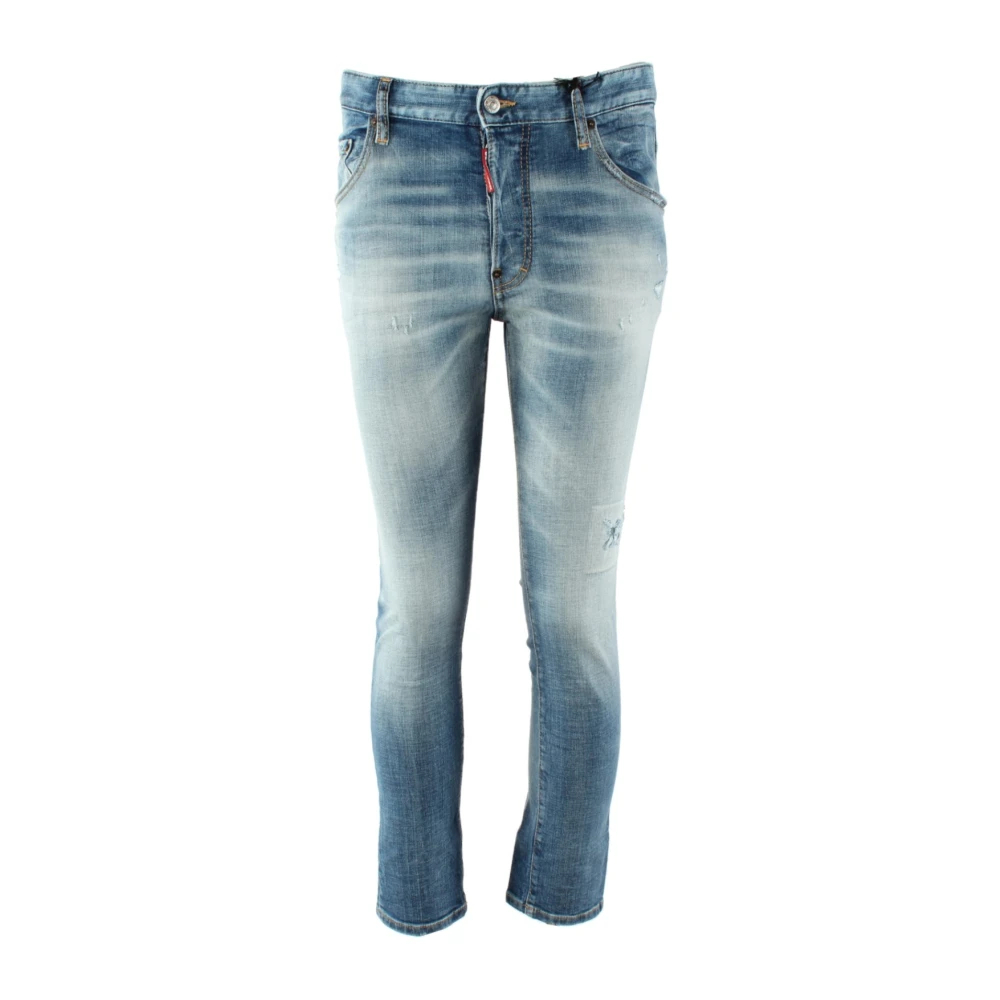 Dsquared2 Men's Blue Slim-Fit Jeans Medium
