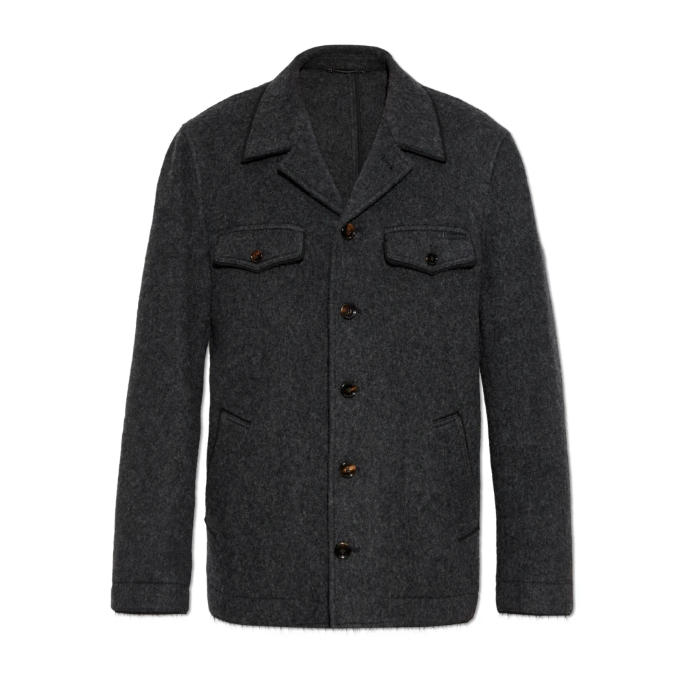 Dolce & Gabbana Men's Gray Light Jackets Medium