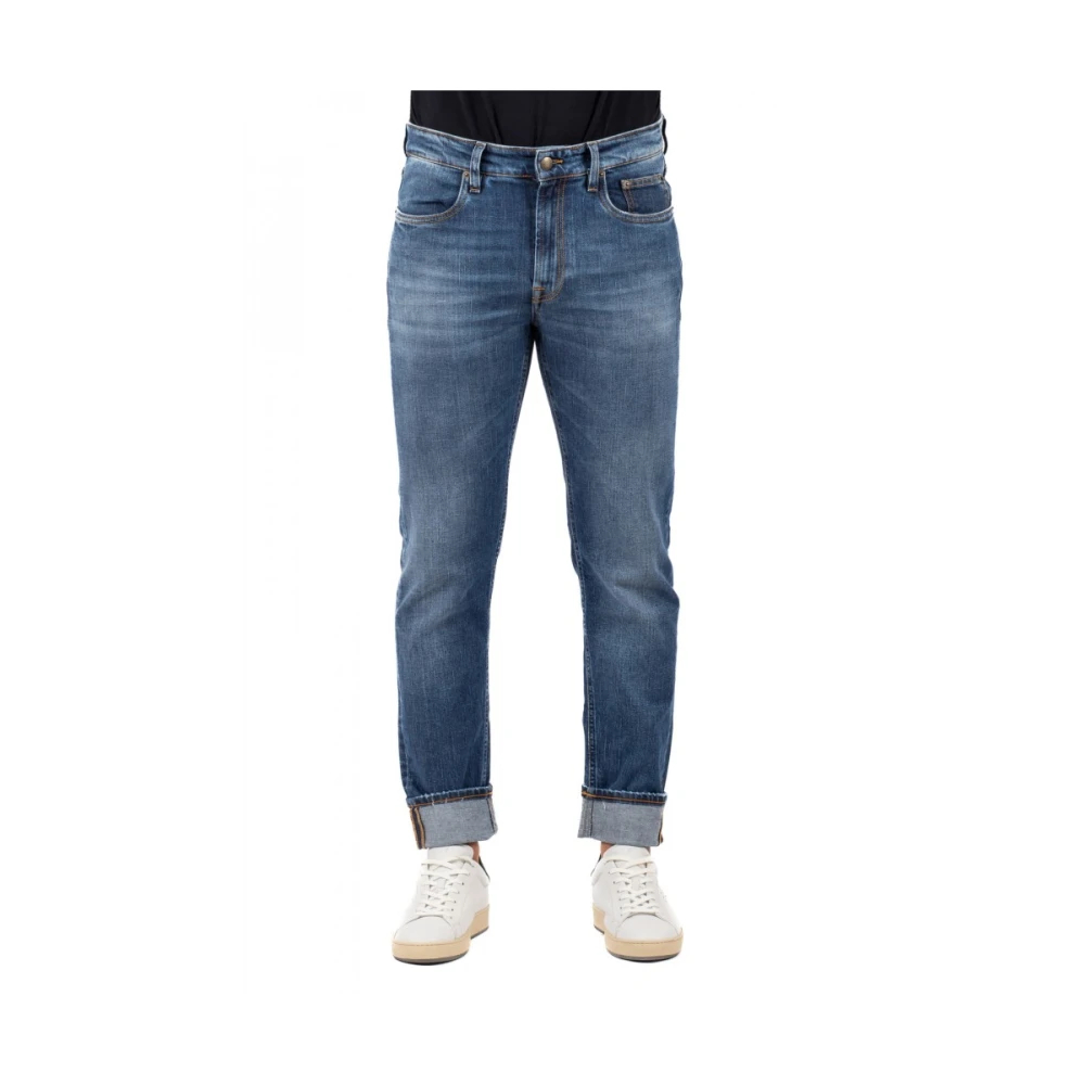 Siviglia Men's Blue Slim-Fit Jeans W38