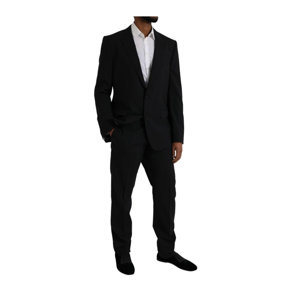 Dolce & Gabbana Men's Black Single Breasted Suits 2XL