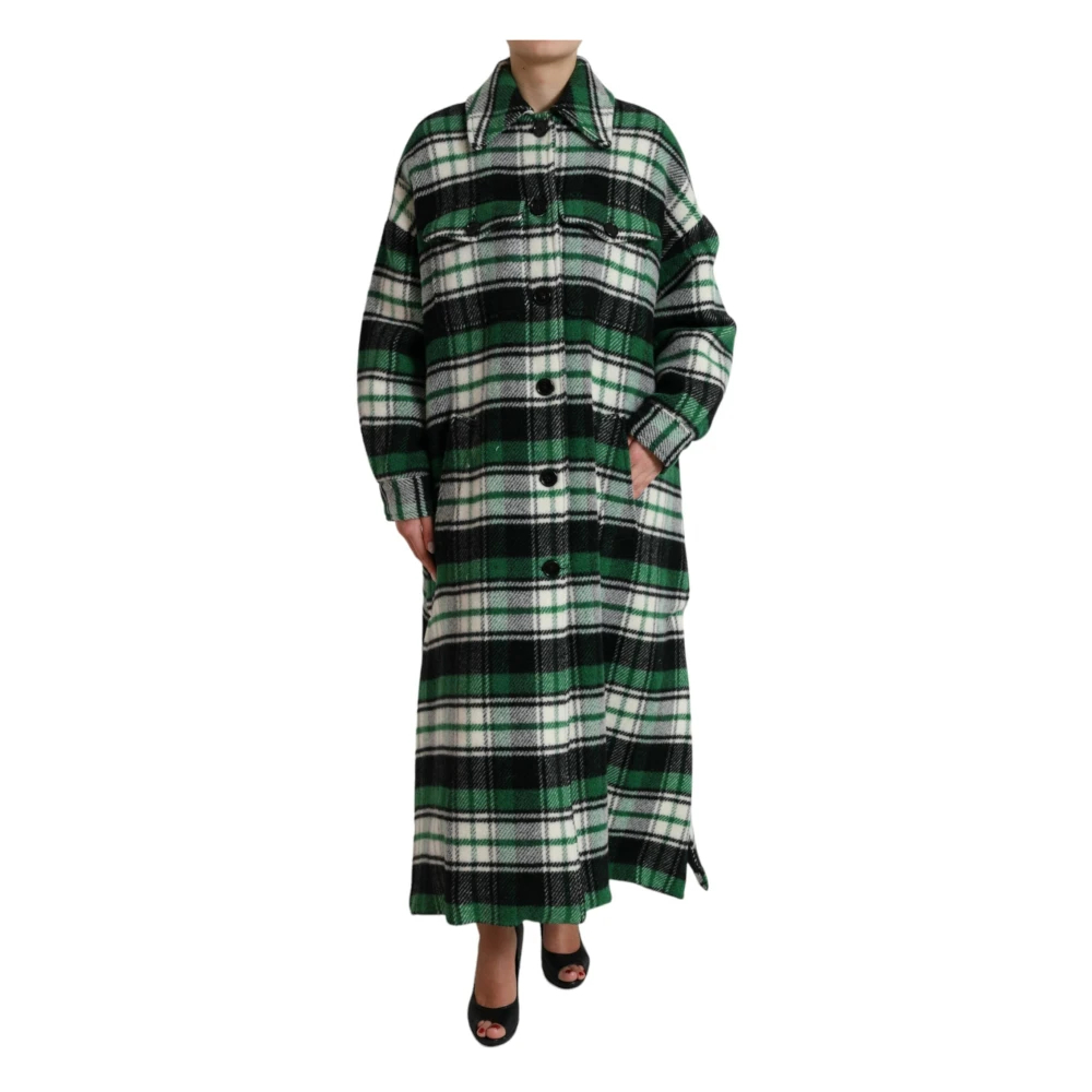 Dolce & Gabbana Women's Multicolor Single-Breasted Coats Extra Small