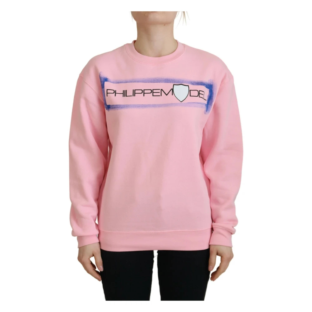 Philippe Model Women's Pink Sweatshirts 2XS