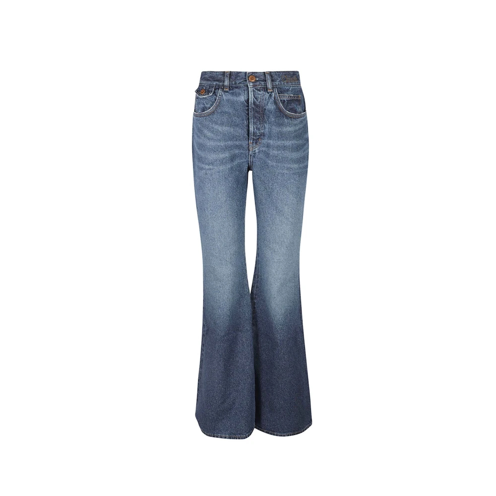 Chloé Women's Blue Flared Jeans W28