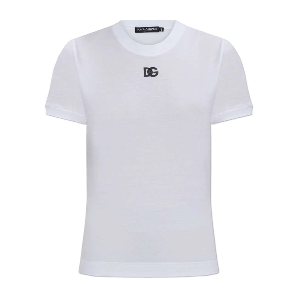Dolce & Gabbana Women's White T-Shirts Medium