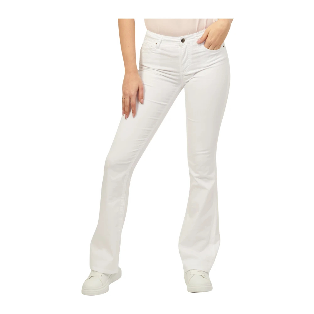 Emporio Armani Women's White Flared Jeans W27