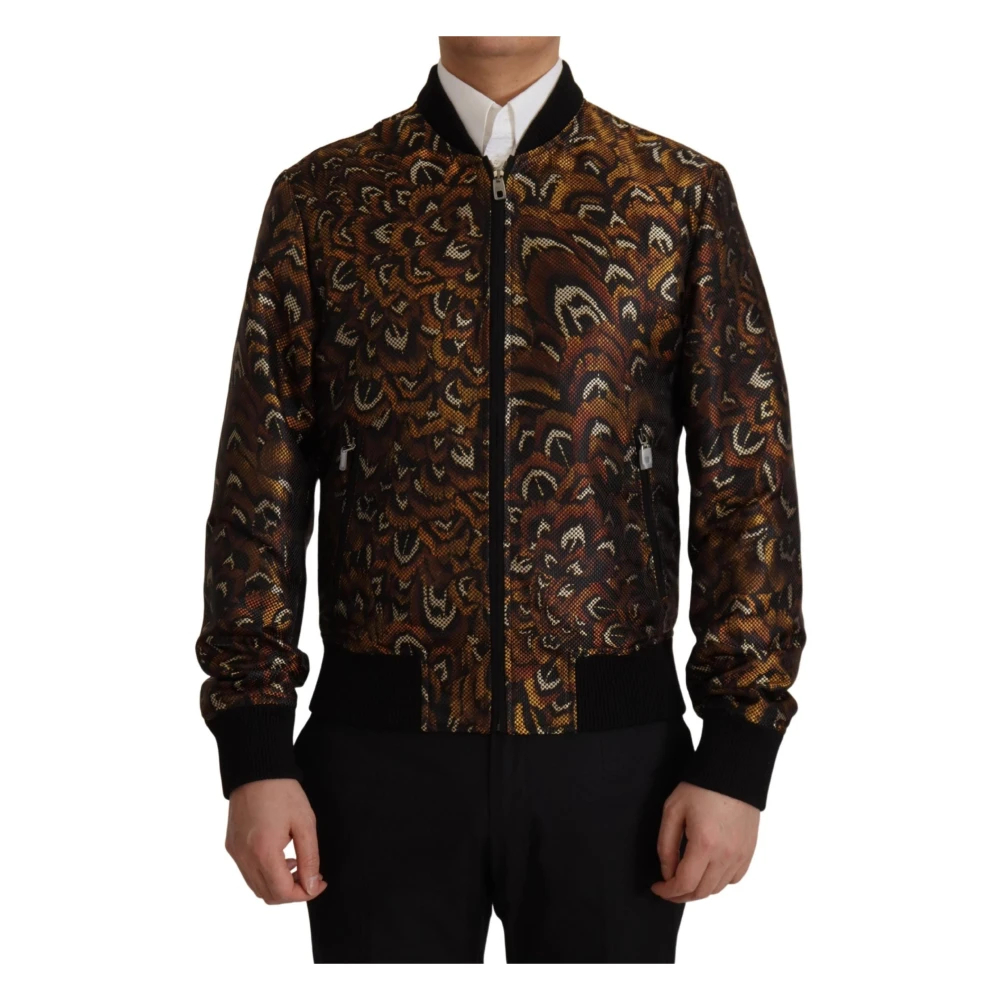 Dolce & Gabbana Men's Multicolor Bomber Jackets Extra Small