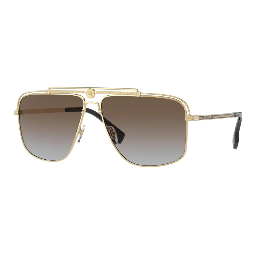Versace Men's Yellow Sunglasses Medium