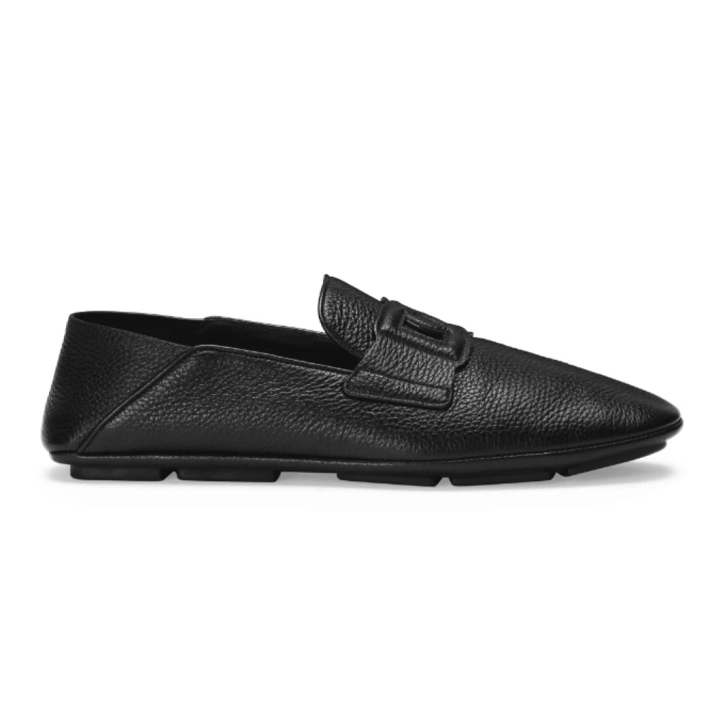 Dolce & Gabbana Men's Black Loafers Size 7