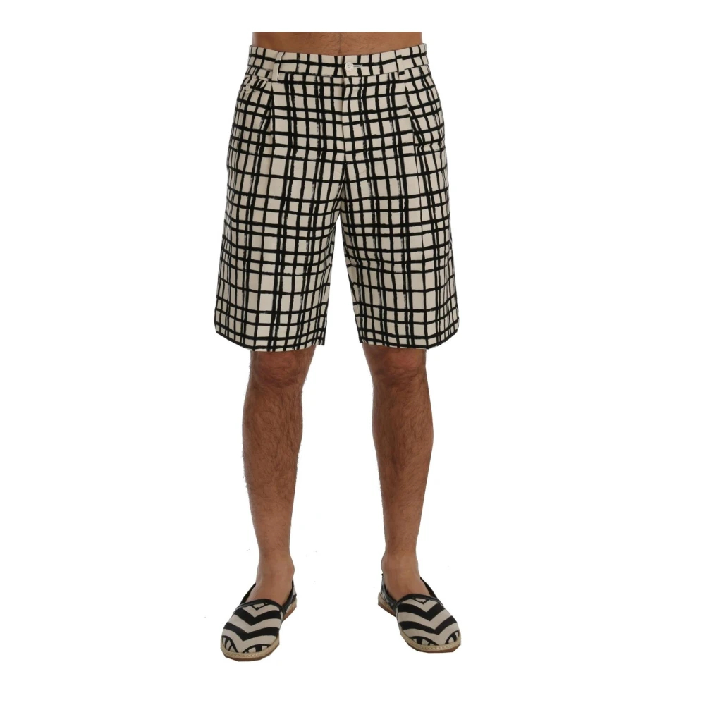 Dolce & Gabbana Men's White Casual Shorts Extra Small