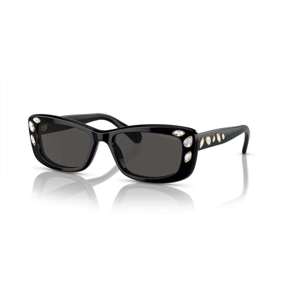 Swarovski Women's Black Sunglasses Medium