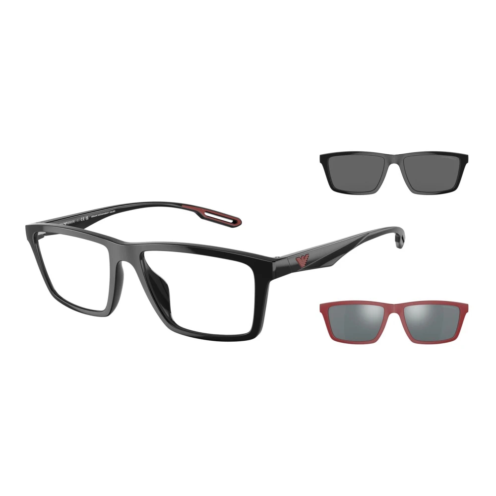 Emporio Armani Men's Black Glasses Medium