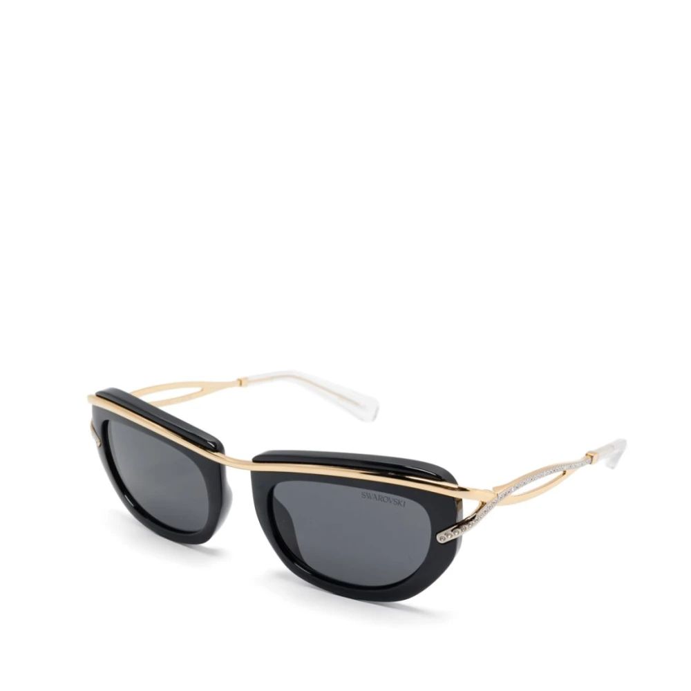 Swarovski Women's Black Sunglasses Medium