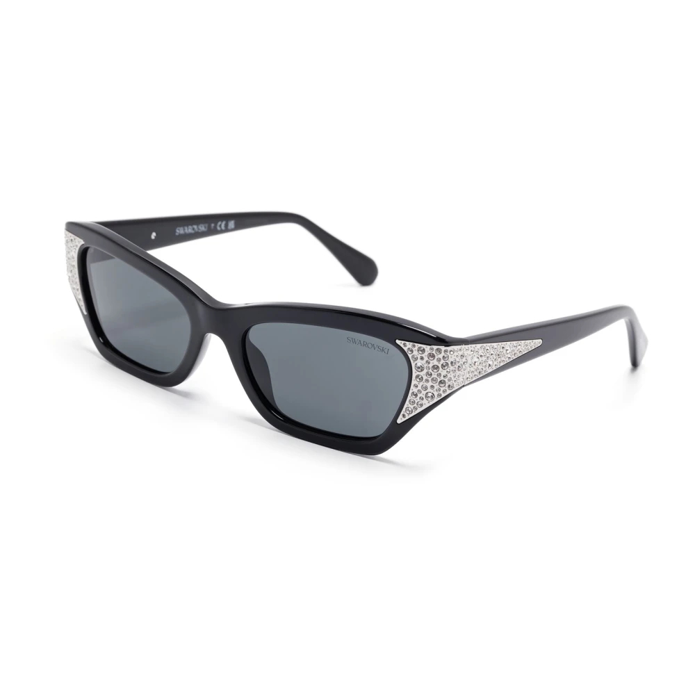 Swarovski Women's Black Sunglasses Medium