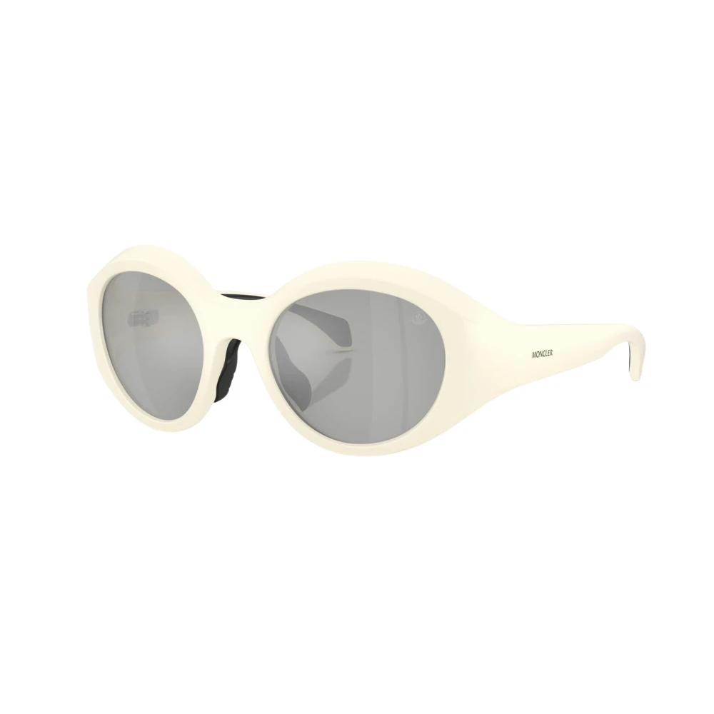 Moncler Unisex White Sunglasses Medium