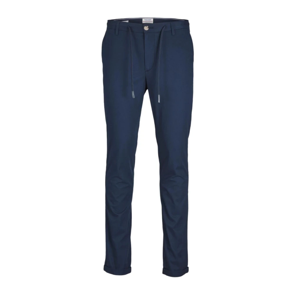 Jack & Jones Men's Blue Slim-Fit Trousers W29 L32