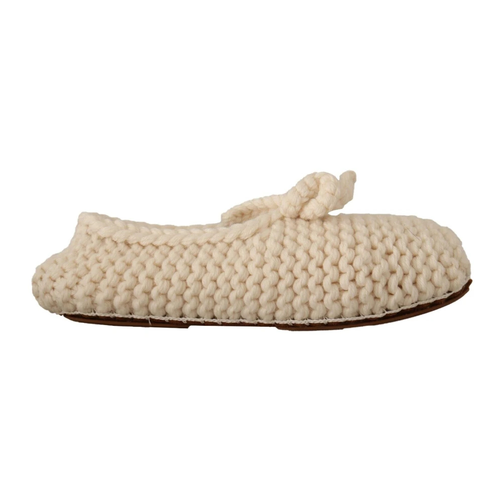 Dolce & Gabbana Women's White Ballerinas Size 6 Uk