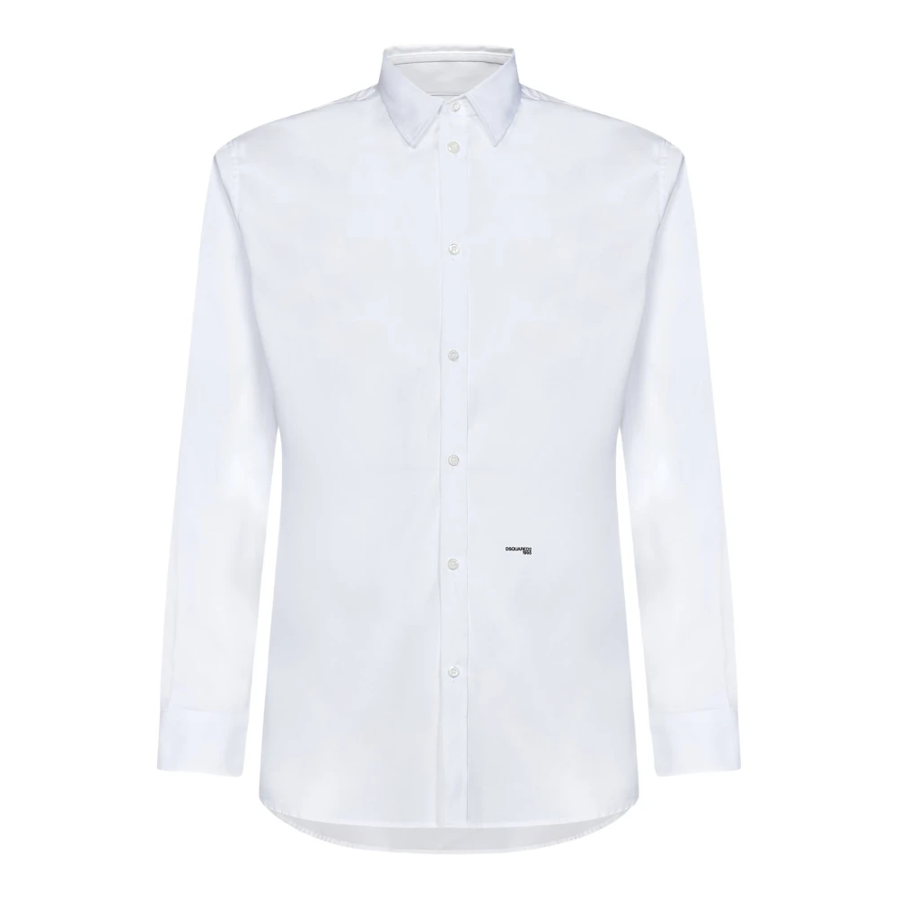 Dsquared2 Men's White Formal Shirts Large