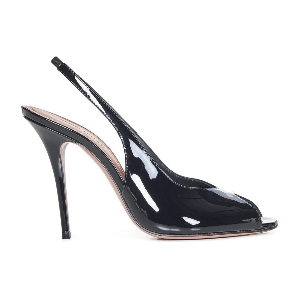 Amina Muaddi Women's Black Pumps Size 7 Uk
