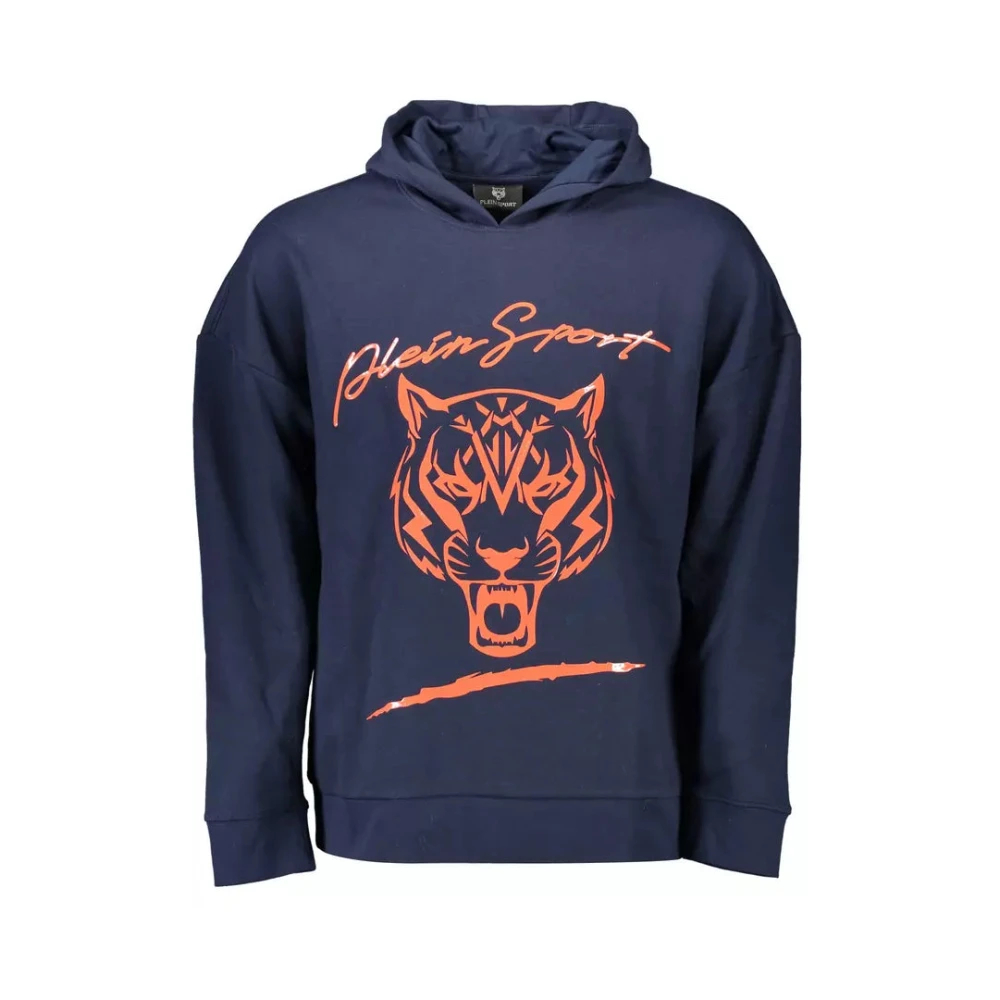 Plein Sport Men's Blue Hoodies Small