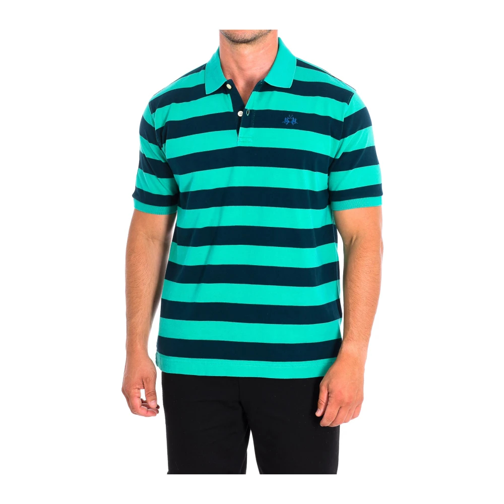 La Martina Men's Green Polo Shirts Large
