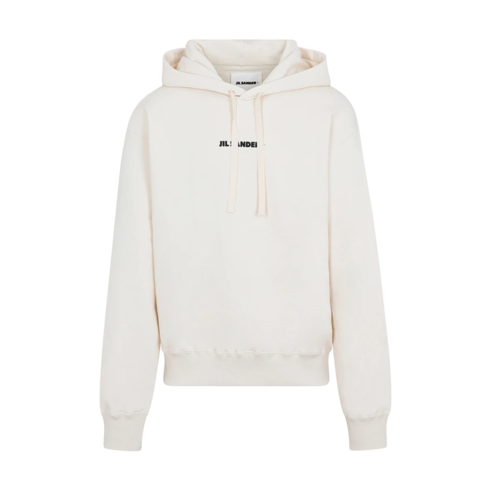 Jil Sander Men's Beige Hoodies Extra Large